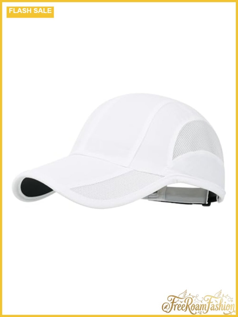 Quick Dry Water Resistant Baseball Cap UPF 50+ Nylon Golf Hat